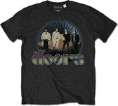 The Doors Heren Tshirt -M- Vintage Field Zwart
