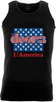 The Doors Mouwloos shirt -L- L'America Zwart