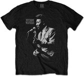 Muddy Waters Heren Tshirt -L- Muddy Live Zwart