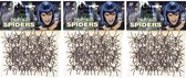 Halloween - 150x Decoratie spinnetjes 5 cm - Halloween/horror decoratie/versiering