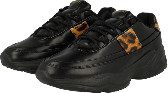 Björn Borg - Dames Sneakers X310 Low Leo W - Zwart - Maat 39 | bol.com