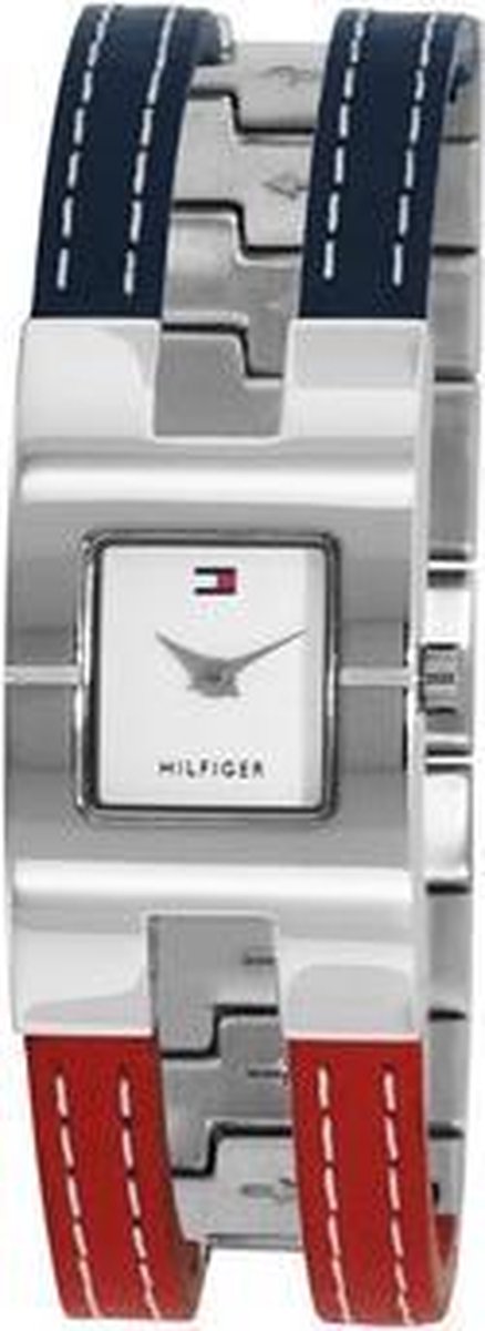 bol.com | Hilfiger horlogeband / 1780068 Leder Rood / 4mm