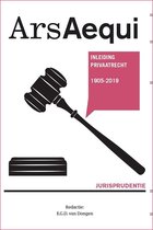 Boek cover Ars Aequi Jurisprudentie  -   Jurisprudentie Inleiding Privaatrecht 1905-2019 van 
