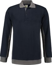 Lemon & Soda L&s Sweater Polo Workwear 296c Dark Navy/pg Mt. L