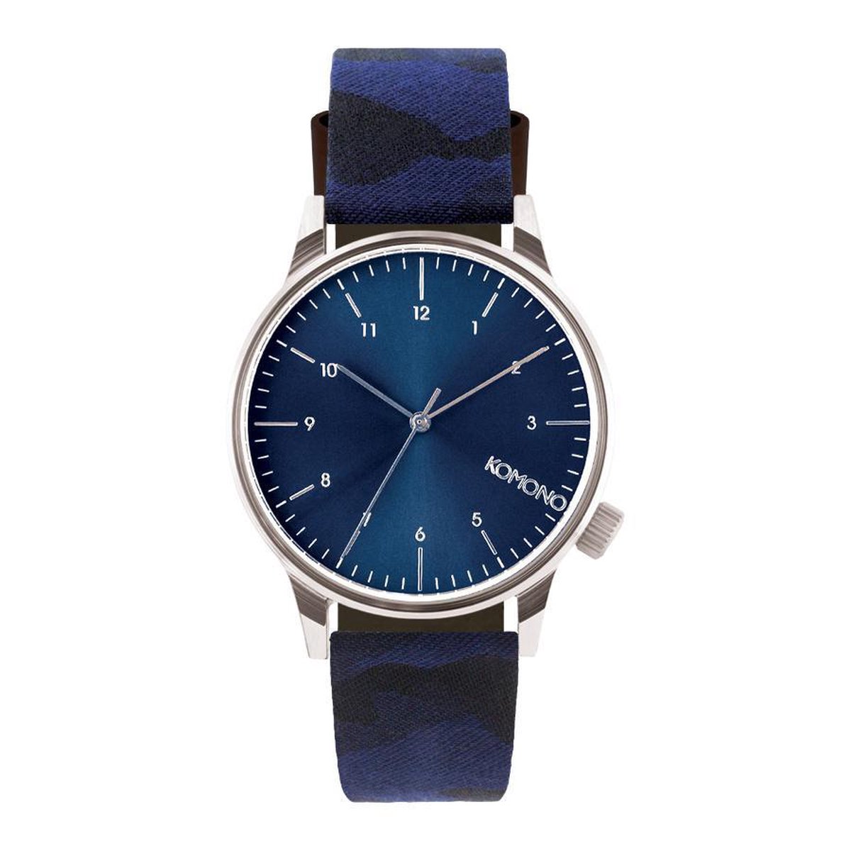 Komono Winston Camo Blue horloge KOM-W2167