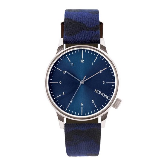 Komono Winston Camo Blue horloge KOM-W2167 | bol.com