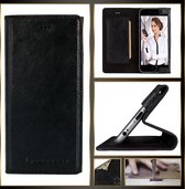 Bouletta Lederen iPhone 6(S) HalfWay BookCase hoesje - Rustic Black