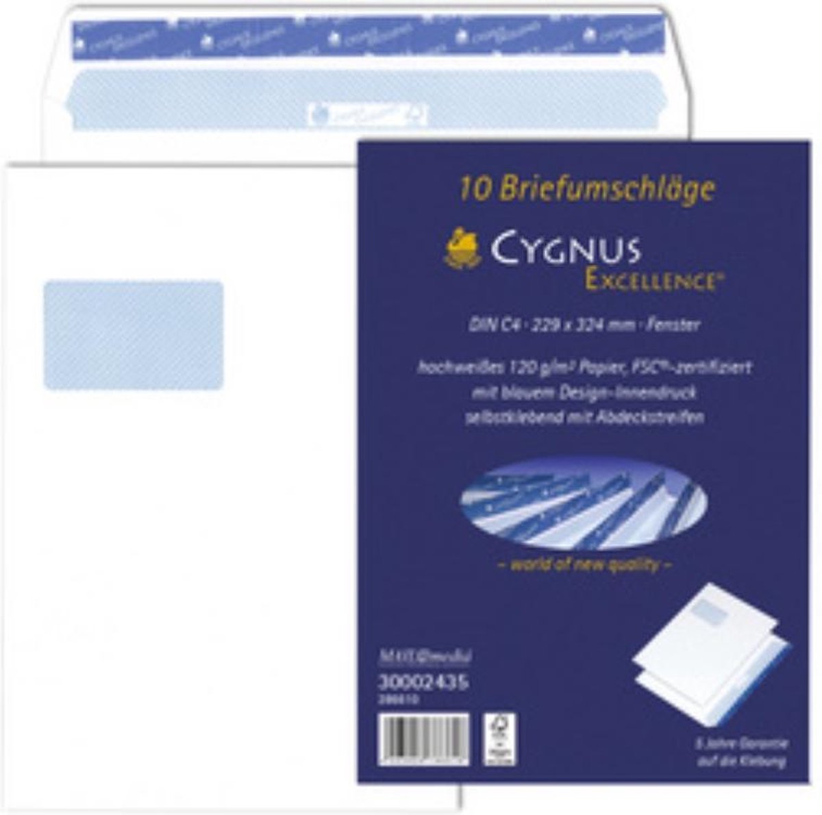 Briefomslag Cygnus Excellence, Lang Formaat