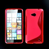 Microsoft Lumia 640 Silicone Case s-style hoesje Roze