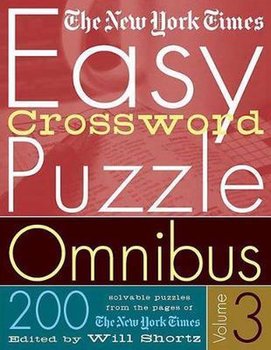 The new york times easy crossword puzzle omnibus new york times 