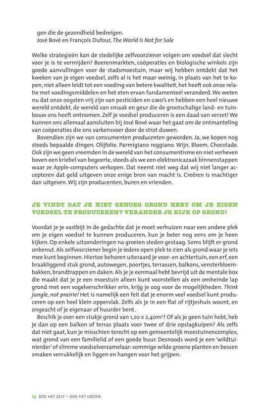 Doe Het Zelf, Doe Het Groen