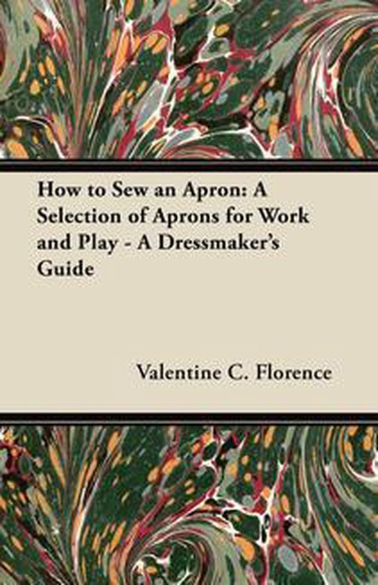 How to Sew an Apron - cover