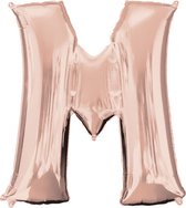 AMSCAN - Rosé gouden aluminium letter ballon - Decoratie > Ballonnen