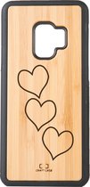 Bamboe telefoonhoesje Hearts - Craft Case - Samsung S9