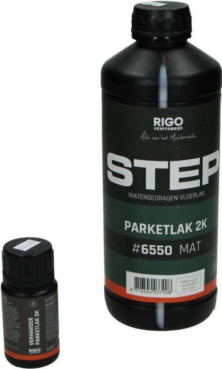 RigoStep STEP 2k Hout Lak MAT 6550 (1 of 4 liter klik hier)