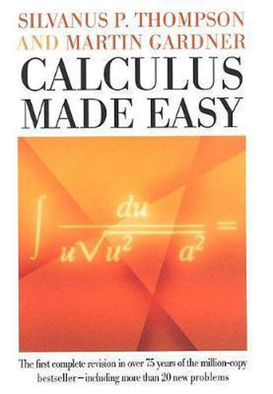 Calculus Made Easy - cover
