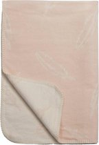 Meyco Feathers flanel wiegdeken - 75x100cm - Peach