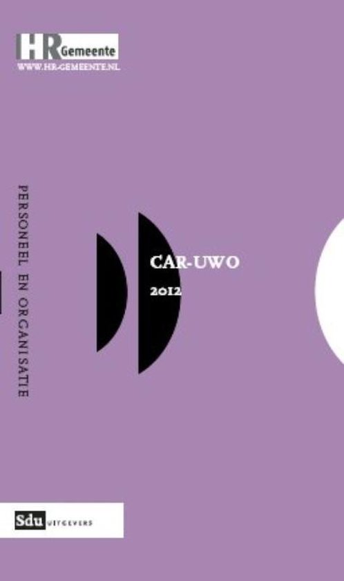 CAR-UWO 2012 | 9789012575850 | Boeken | bol.com