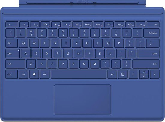 Microsoft Surface 4 Type Qwerty - Blauw | bol.com