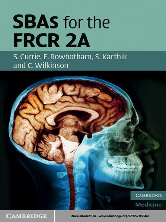 SBAs for the FRCR 2A - cover