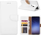 Xssive Hoesje voor Samsung Galaxy S9+ - Book Case - geschikt voor 3 pasjes - Wit
