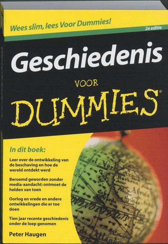 Cover van het boek 'Geschiedenis voor Dummies' van  Haugen
