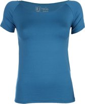RJ Bodywear - Pure Color Ronde (boot) Hals T-shirt Petrol Blauw - XXL