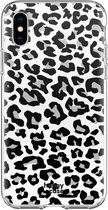 HappyCase Apple iPhone XS Flexibel TPU Hoesje Panter Print