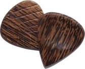 Wenge grip serie houten 2-pack plectrum 2.50 mm