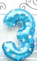 XL Folie Ballon (3) - Helium Ballonnen - Babyshower - Verjaardag - Blauw