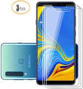 3 Stuks Screenprotector Tempered Glass Glazen Gehard Screen Protector 2.5D 9H (0.3mm) - Samsung Galaxy A9 2018