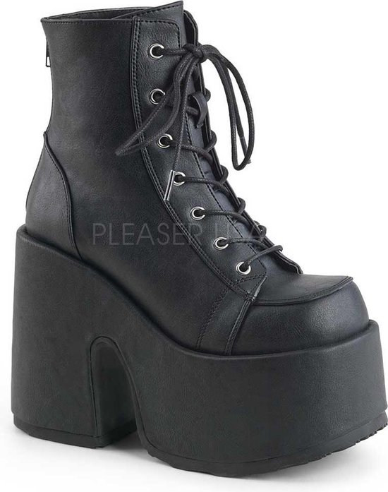 Camel-203 plateau enkellaars zwart - (EU 38 = US 8) - Demonia