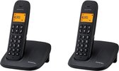 Alcatel - Vaste telefoon - DELTA 180 VOICE DUO DECT - Met beantwoorder en 2 handsets - Pure sound - Zwart