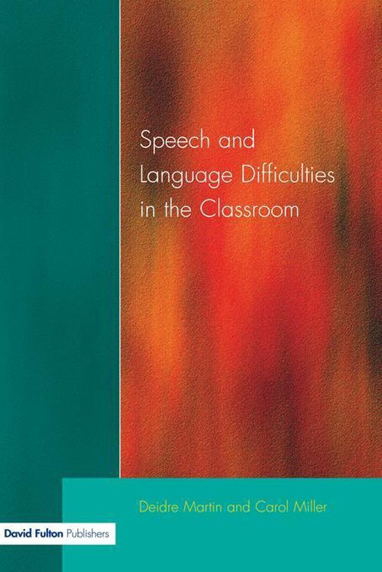 Speech and Language Difficulties in the Classroom - cover