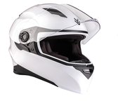 ARROW • SHINY WHITE • L • Helm Motorhelm Integraalhelm Scooterhelm Jethelm Zonnevizier