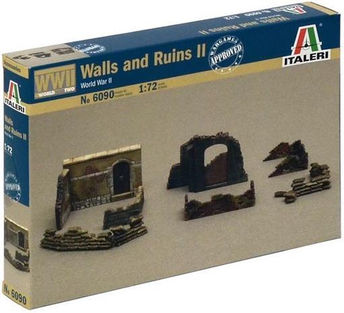Italeri Walls And Ruins Ii 1:72 (Ita6090s)