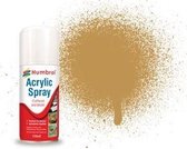 Humbrol #93 Desert Yellow - Matt - Acryl spray Verf spuitbus