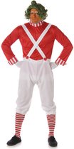 REDSUN - KARNIVAL COSTUMES - Rood wit chocolatier kostuum voor mannen - XL