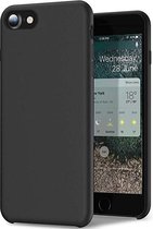 BMAX Siliconen hard case hoesje geschikt voor iPhone 6/6s / Hard cover - Zwart