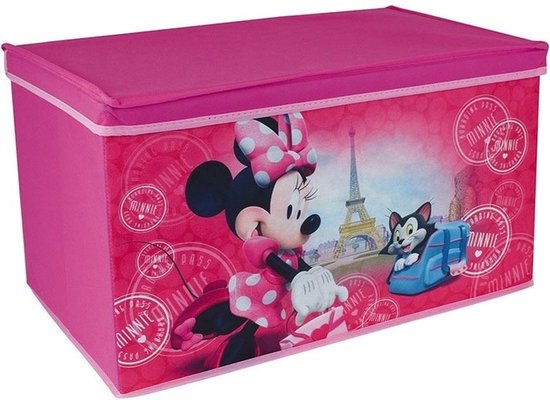 Economisch strijd fysiek Roze Disney Minnie Mouse speelgoed opbergbox 55 cm - Speelgoed  opruimen/opbergen -... | bol.com