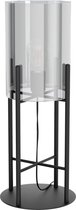 EGLO Glastonbury Lampe de table - 1 lampe - Ø20,5 cm - E27 - Noir