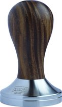 scarlet espresso | Tamper "Classic" voor barista; met ergonomische handgreep van kostbaar hout en een nauwkeurig vervaardigde roestvrijstalen basis.