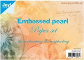 Papierset Embossed parelmoer 8099/0056 A4, 250 gr