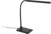 EGLO Laroa Tafellamp - Bureaulamp - Leeslamp - inclusief LED - Hoogte 48 cm - Zwart - Kantelbaar/Draaibaar - Touch Dimbaar