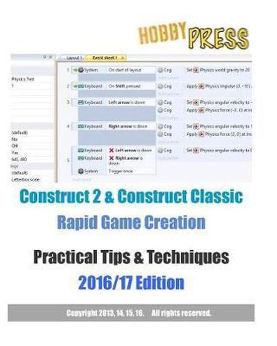 Construct 2 & Construct Classic Rapid Game Creation Practica ... - cover