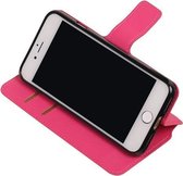 Roze Apple iPhone 7 / 8 TPU wallet case booktype hoesje HM Book