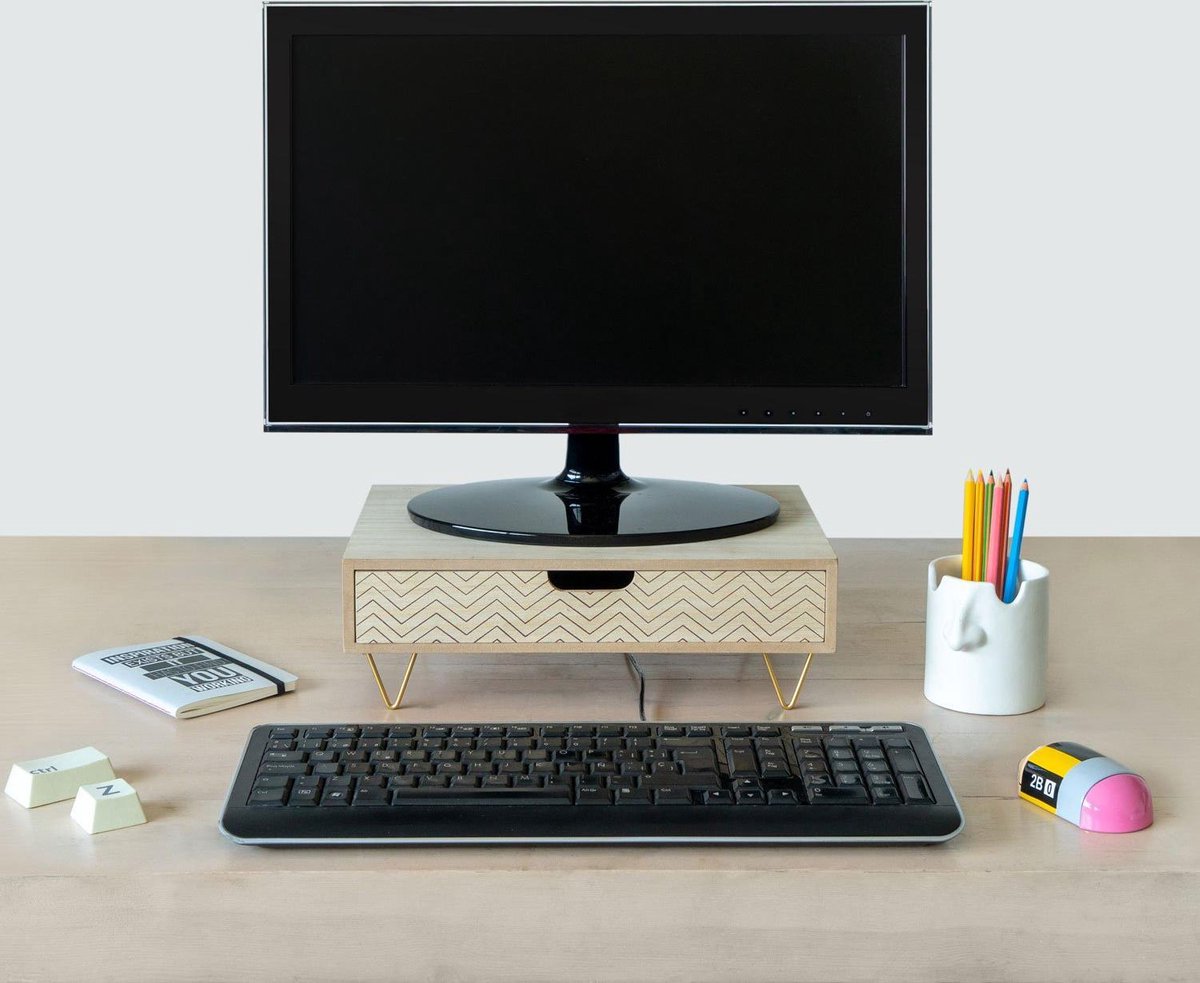 Monitor standaard Hout