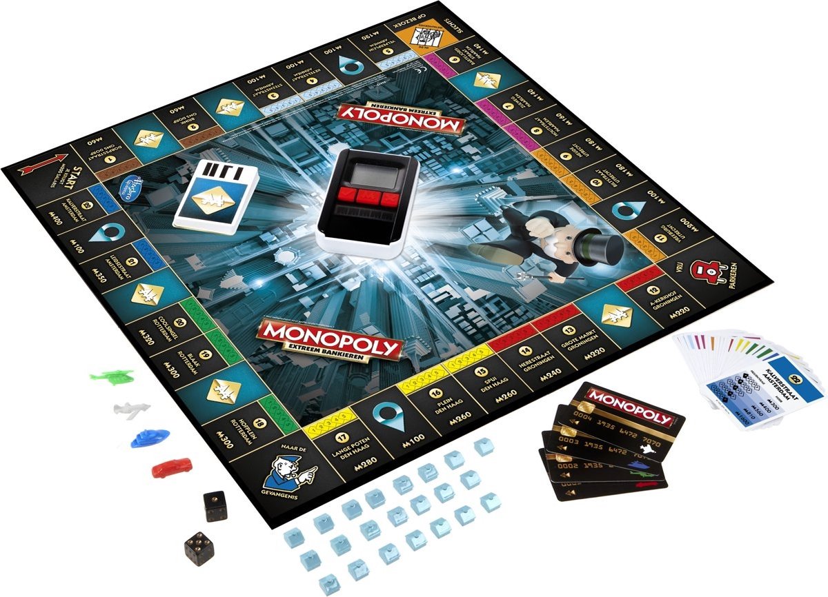 Vlieger baai onduidelijk Monopoly Extreem Bankieren - Bordspel | Games | bol.com