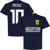 Argentinië Messi 10 Team T-Shirt - XXL