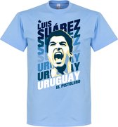Luis Suarez Uruguay Portrait T-Shirt - XXL